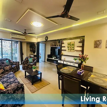 2 Bedroom Service Apt Near Lnt Business Park Powai